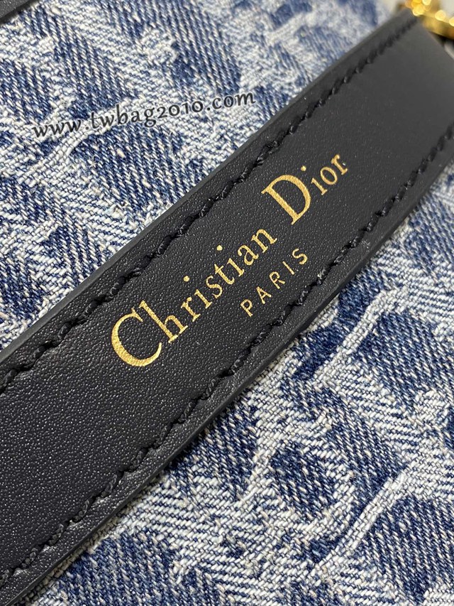 Dior专柜新款迪奥高仿原单大号C‘est丹宁系列水桶包 djfk1737